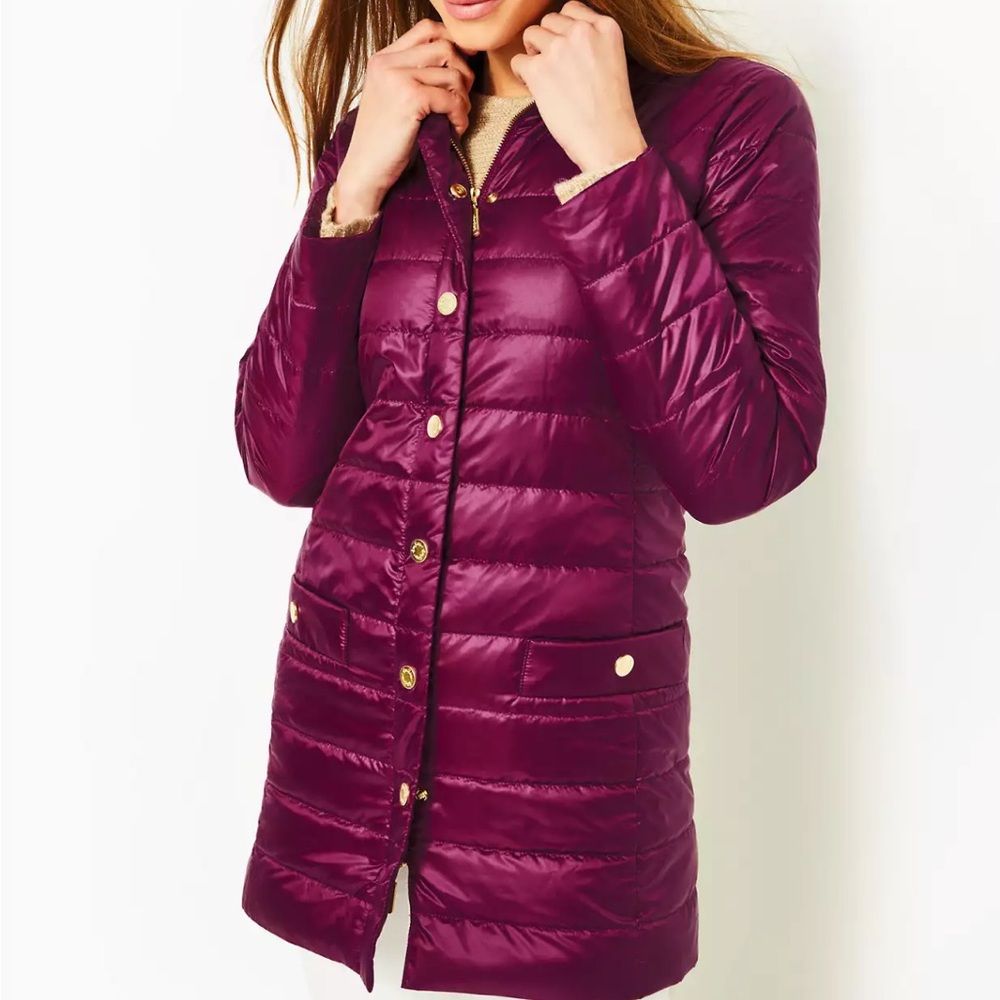 NWT Lilly Pulitzer Tonia Puffer Jacket